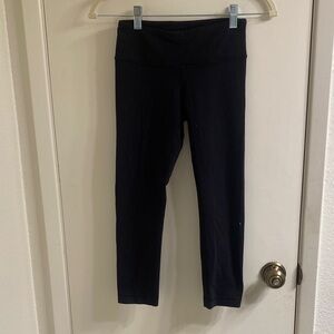 Lululemon Black Cropped Leggings